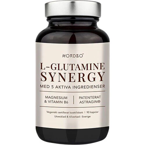 Nordbo L Glutamine Synergy 90 Kapsler