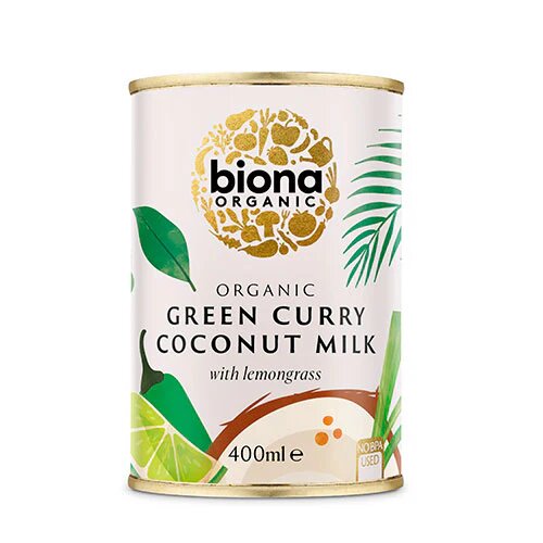 Kokosmælk Grøn Karry M  Citrongræs ø