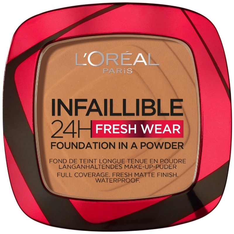 L Apos Oreal Paris Infaillible 24h Fresh Wear Powder Foundation 9 Gr 330 Hazelnut