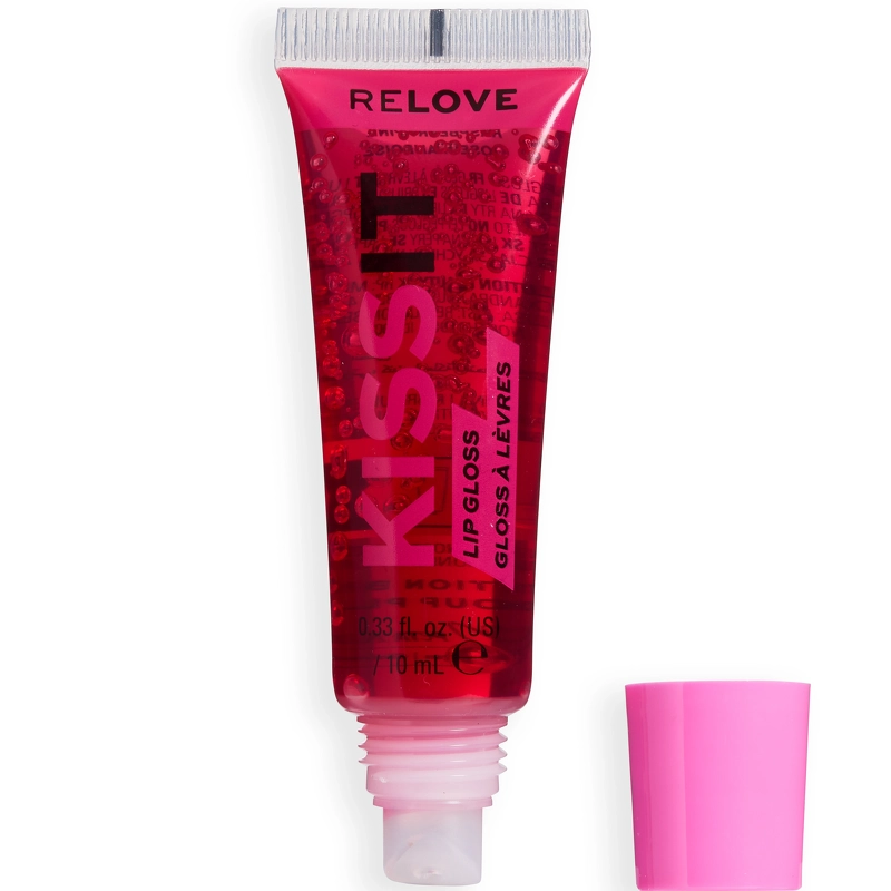 Makeup Revolution Relove Kiss It Lip Gloss 10 Ml Raspberry Pink