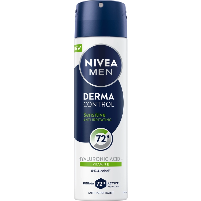 Nivea Derma Control Sensitive Male Spray 150 Ml