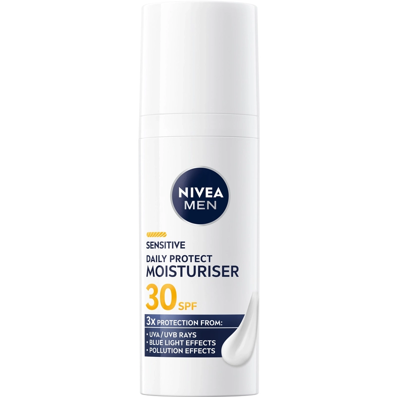 Nivea Men Sensitive Daily Protect Moisturiser Spf 30 50 Ml