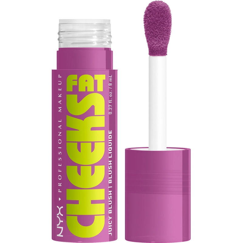 Nyx Professional Makeup Fat Cheeks Juicy Blush 8 Ml   8 Blueberry Burst