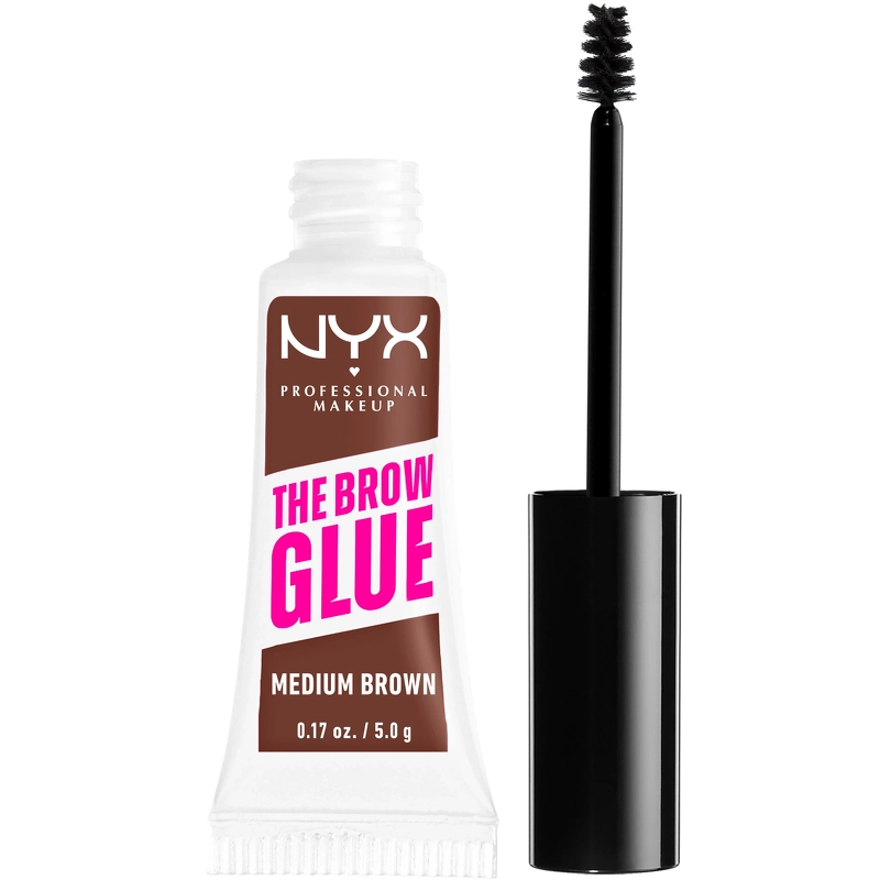 Nyx Professional Makeup The Brow Glue Instant Styler 5 G 03 Medium Brown