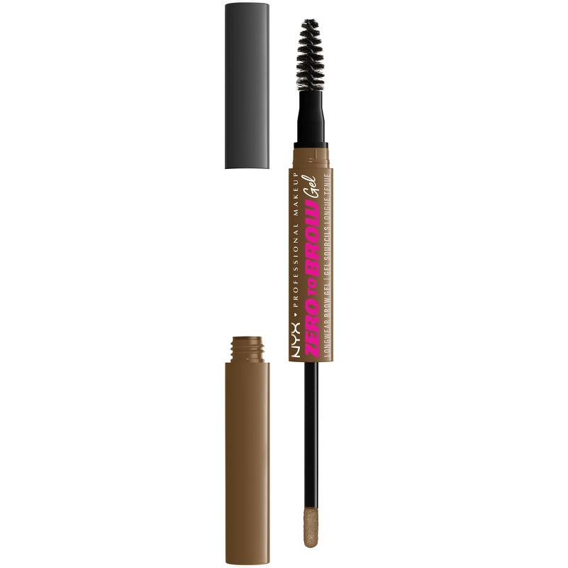 Nyx Professional Makeup Zero To Brow Longwear Brow Gel 2 Ml   03 Taupe