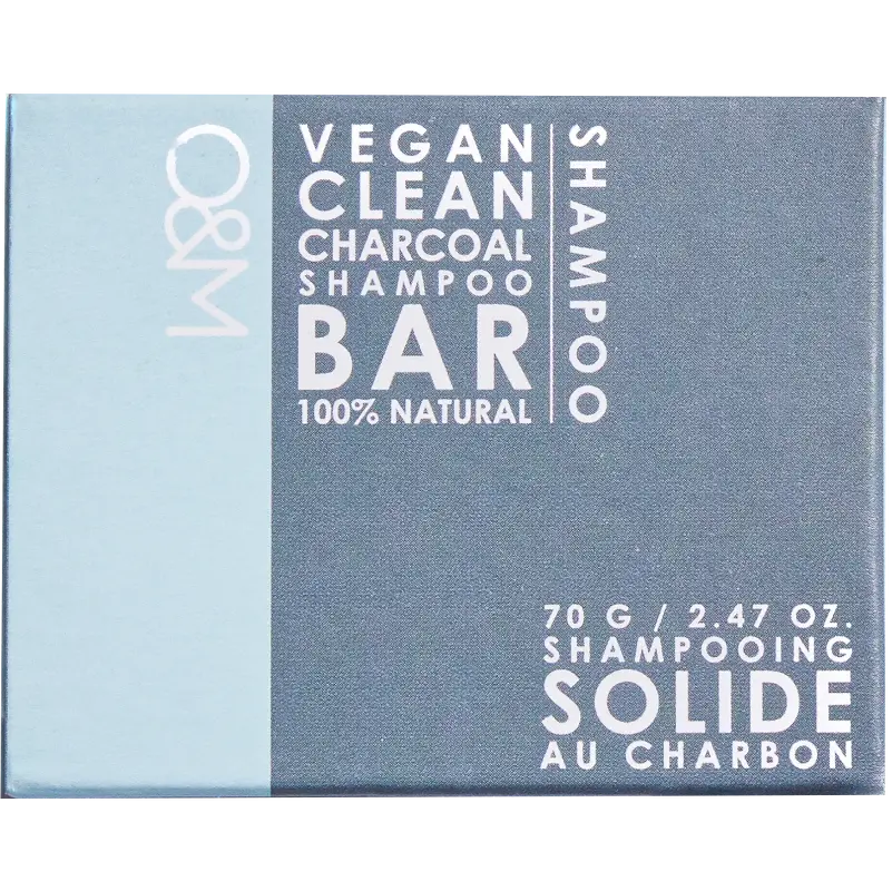 O M Charcoal Shampoo Bar 70 Gr
