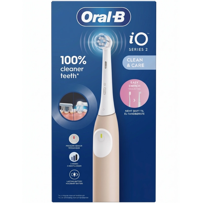 Oral B Io2 Electric Toothbrush Calm Pink
