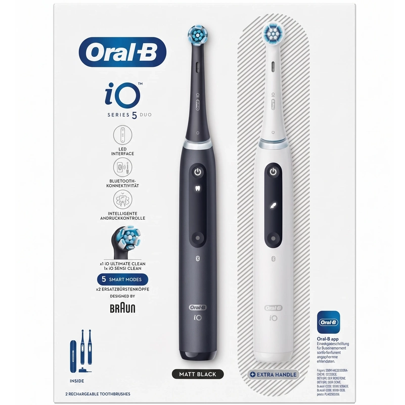 Oral B Io5 Duo Electric Toothbrush 2 Pieces