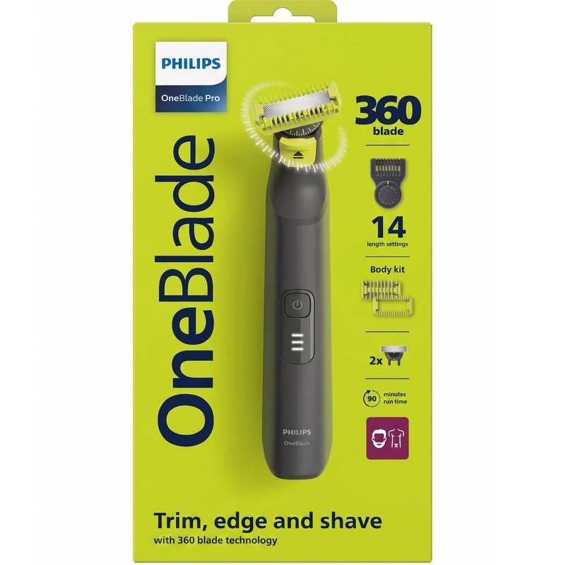 Philips Oneblade Pro 360 Trimmer Sort  Qp6542 15
