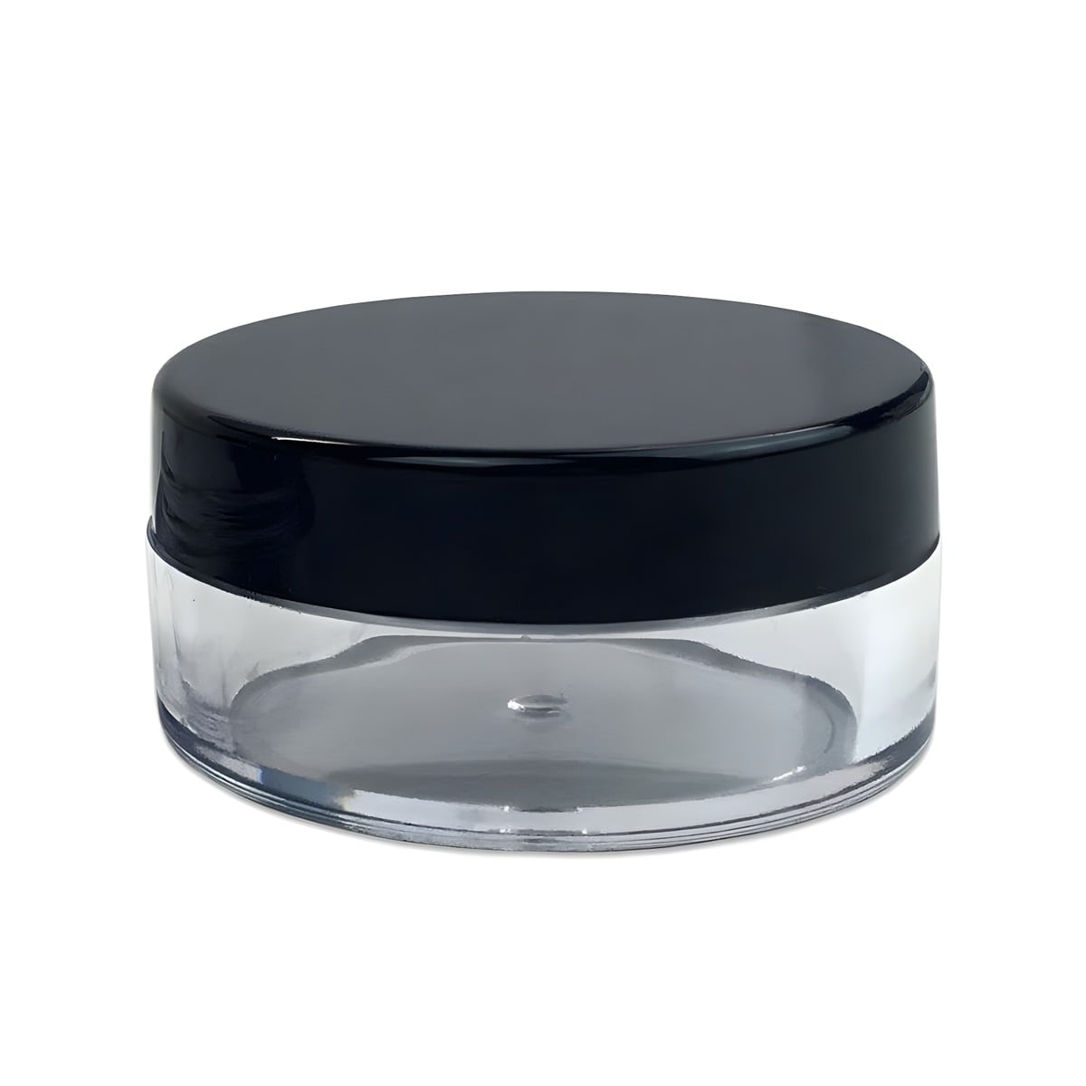 Plastbøtte Til Læbepomade Creme Salve 10 Ml Rund Hvidt Sort Klart Låg Ps Plast Hedenhus Nem Opbevaring