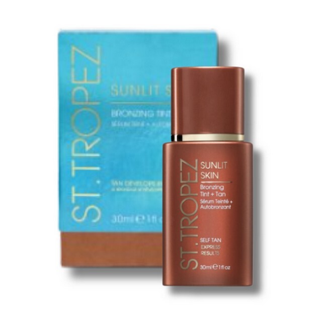 St  Tropez   Sunlit Skin Bronzing Tint   Tan Serum