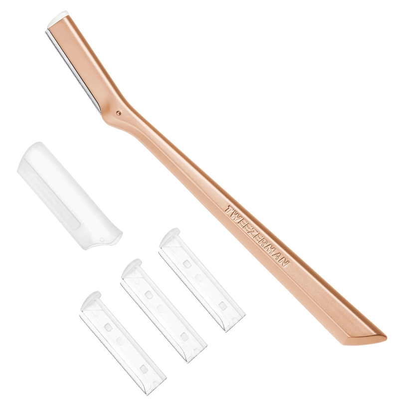 Tweezerman Retail Facial Razor Rose Gold 1 Pieces