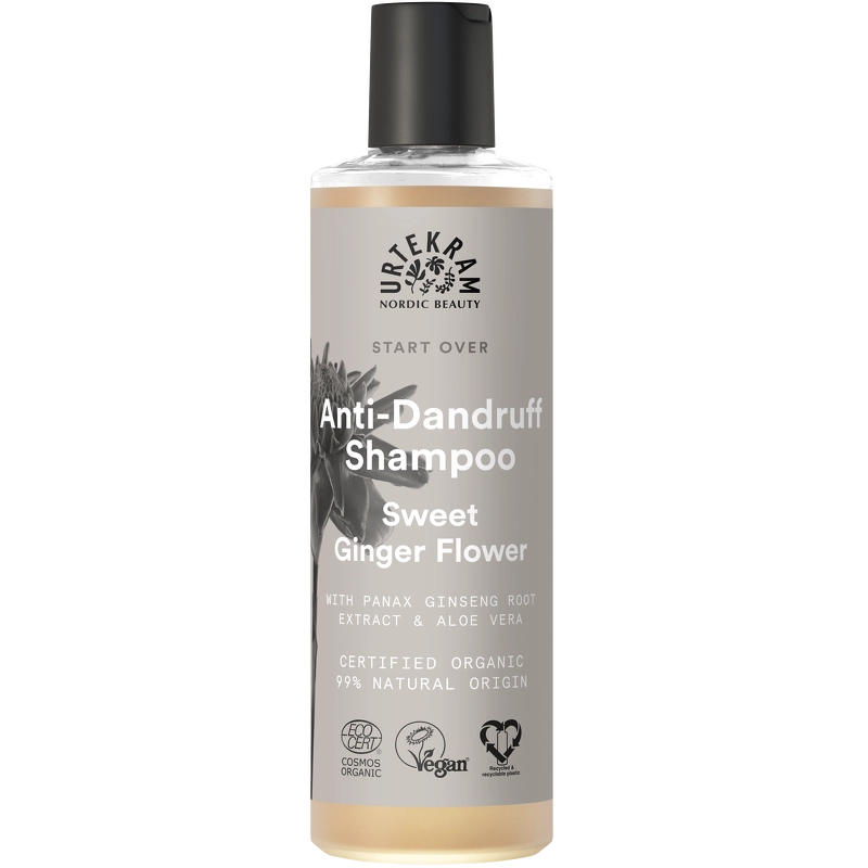 Urtekram Start Over Anti Dandruff Shampoo Sweet Ginger Flower 250 Ml
