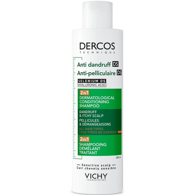 Vichy Dercos Technique Anti Dandruff 2 1 Shampoo Conditioner 200 Ml