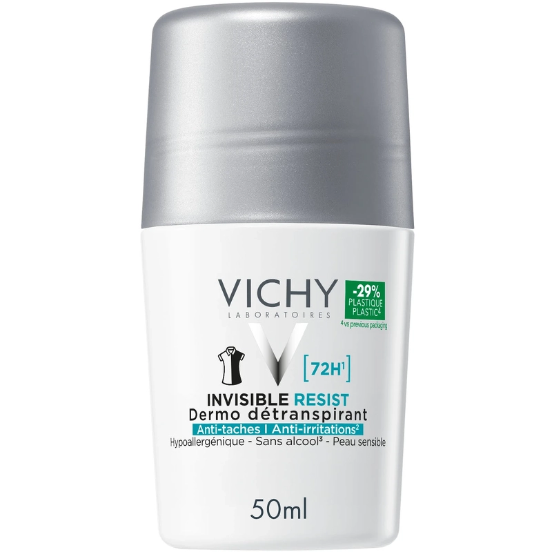 Vichy Invisible Resist 72h Anti Stain Roll On 50 Ml