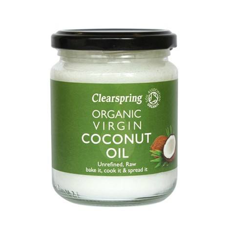 Clearspring Kokosolie økologisk   400 Gram