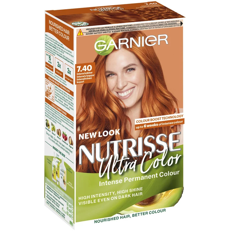 Garnier Nutrisse Cream 7 40 Copper Passion 160 Ml 7 40 Copper Passion