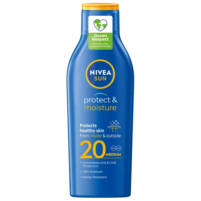 Nivea Sun Protect Moisture Sun Lotion Spf 20 200 Ml