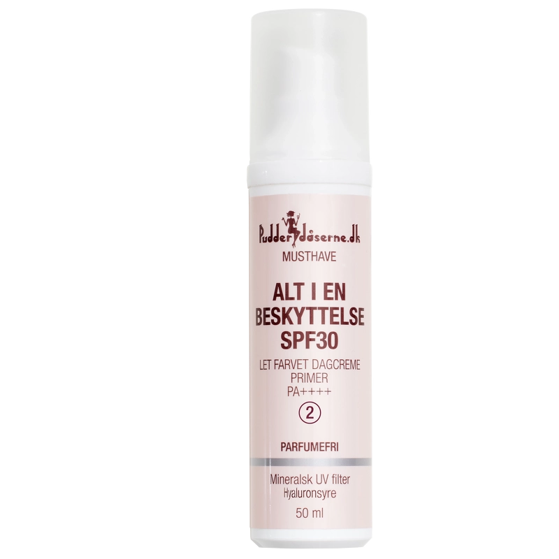 Pudderdåserne Alt I En Beskyttelse Spf 30 002 50 Ml