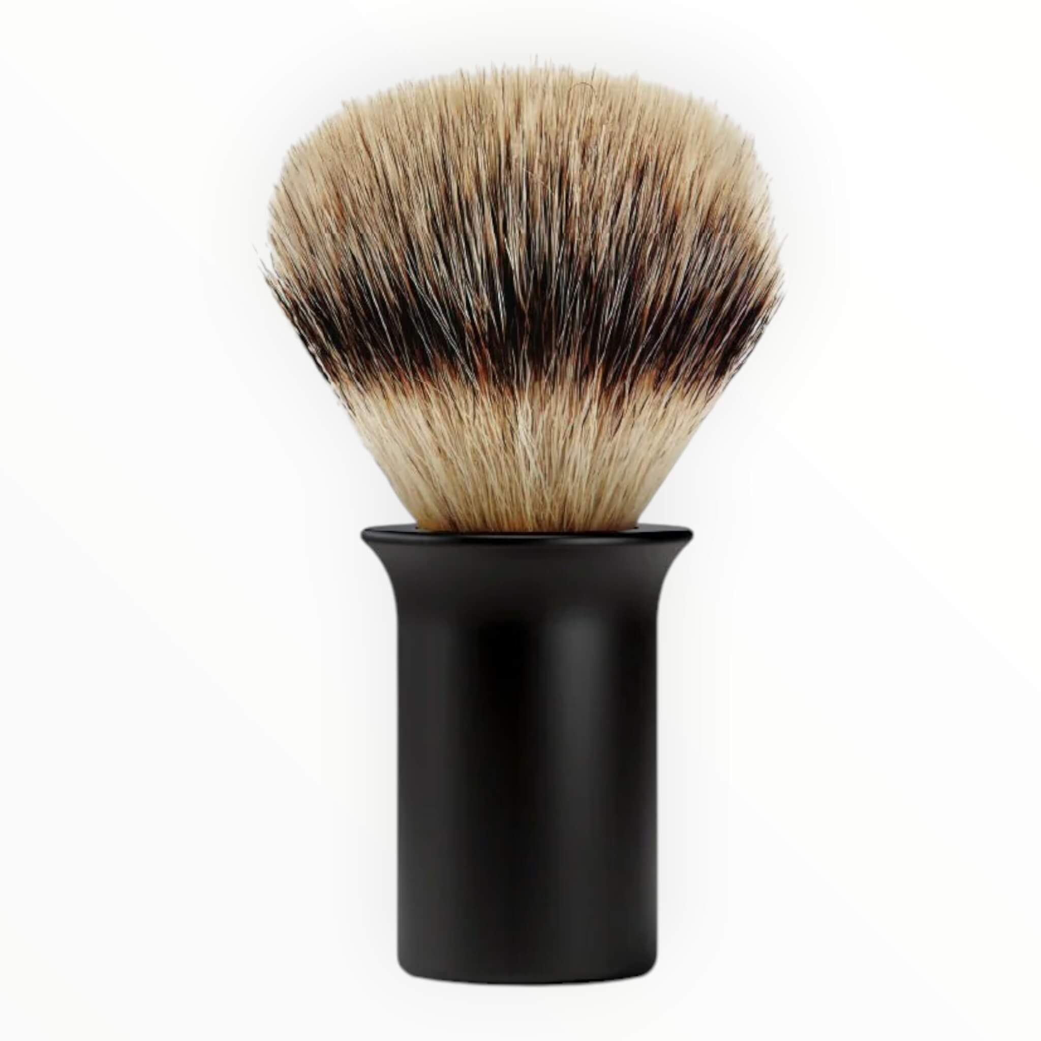 Supply Barberkost Synthetic Silvertip Matte Black