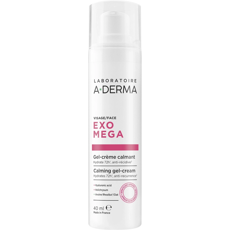 A Derma Exomega Face Calming Gel Cream 40 Ml