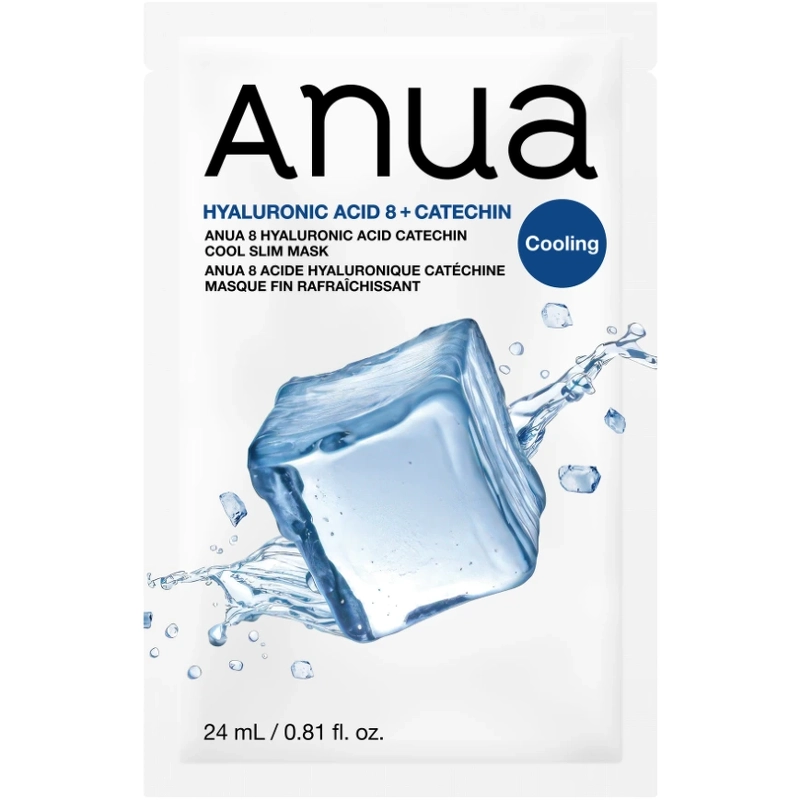 Anua 8 Hyaluronic Acid Catechin Cool Slim Mask 1 Pieces