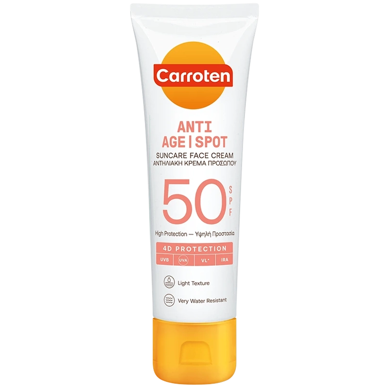 Carroten Face Anti Age Spot Cream Spf 50   50 Ml