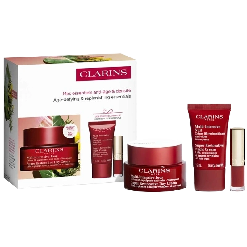 Clarins Age Defying Replenishing Essentials Gift Set