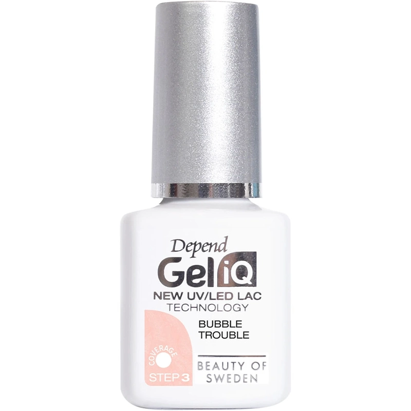 Depend Cosmetic Gel Iq Polish Step 3   5 Ml   Bubble Trouble