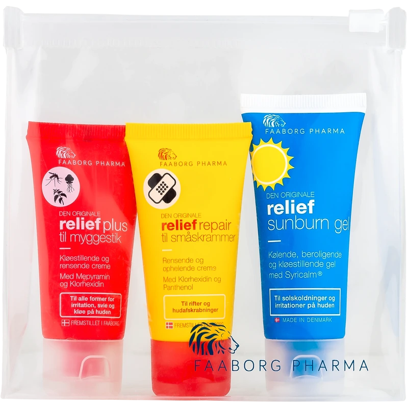 Faaborg Pharma Relief Safe 1 Travel Kit 3 Pieces