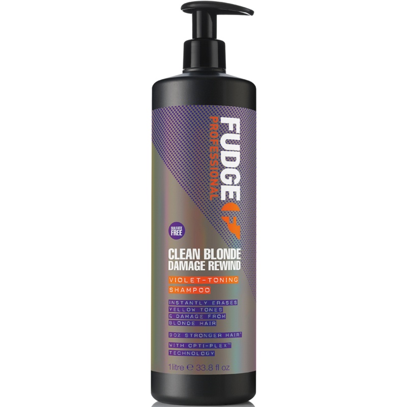 Fudge Clean Blonde Damage Rewind Toning Shampoo 1000 Ml