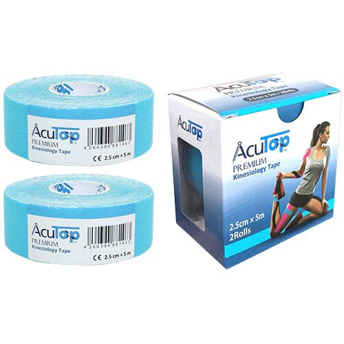 Terapeutisk Tape Blå 2 5cmx5 M  2 Ruller