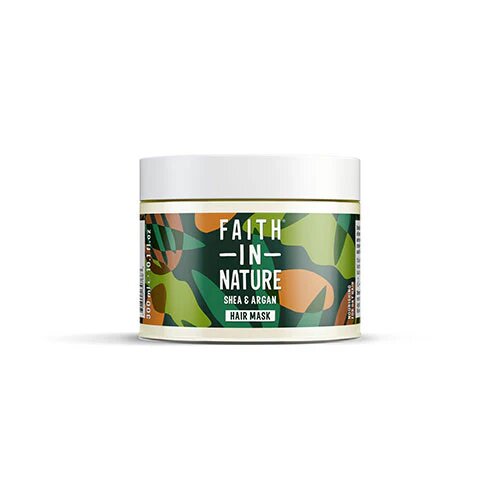 Hårmaske Shea   Argan Faith In Nature   300 Ml