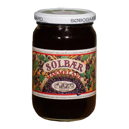 Solbærmarmelade øko    400 Gram