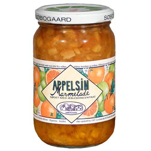 Appelsinmarmelade Sødet øko    400 Gram