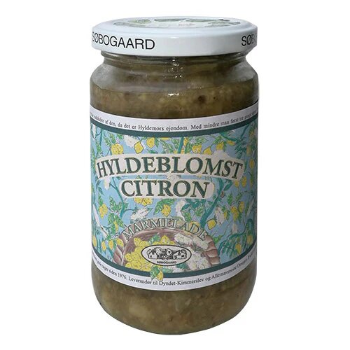 Hyldeblomst Citron Marmelade øko    400 Gram