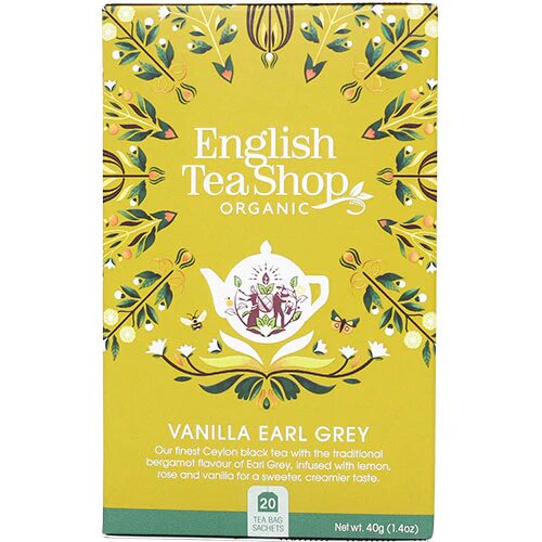 Vanilla Earl Grey Te øko 20 Breve