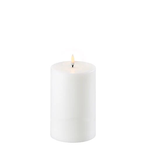 Led Bloklys Nordic White Smooth 10 1x15 Cm