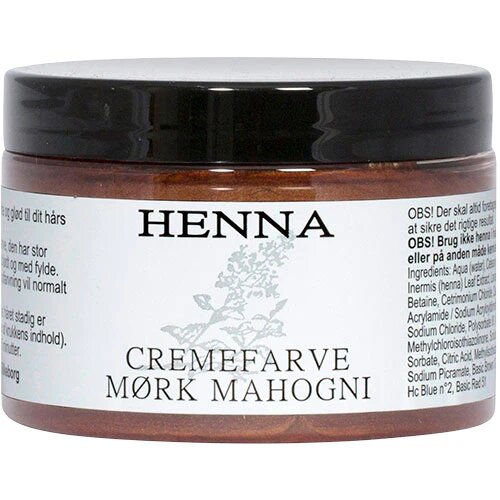 Henna Cremefarve Mørk Mahogni   140 Ml