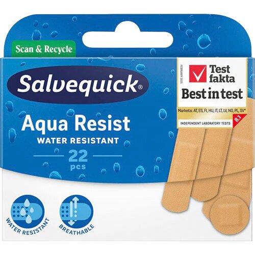 Salvequick Vandskyende Plaster 22 Stk
