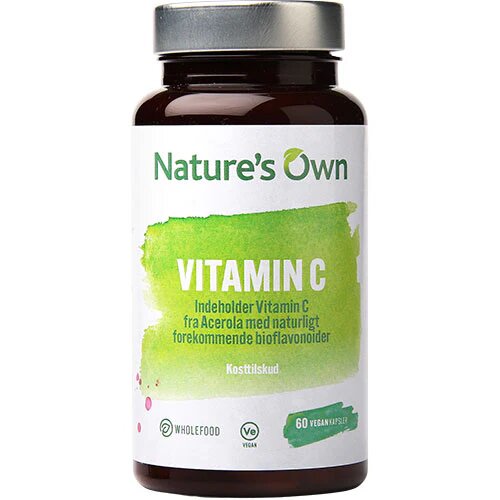 Vitamin C Acerola Wholefood   60 Kapsler