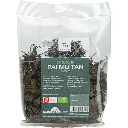Hvid Te Pai Mu Tan øko 50 Gram