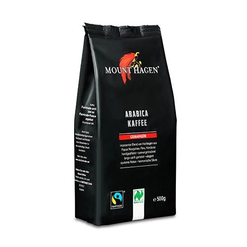 Kaffe Arabica Malet øko    500 Gram
