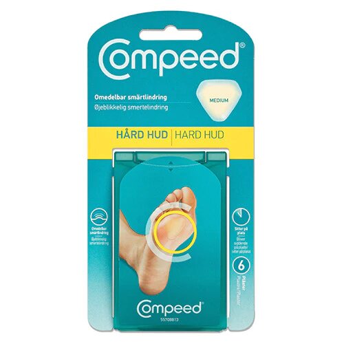 Compeed Hår Hud Plaster Medium 6 Stk