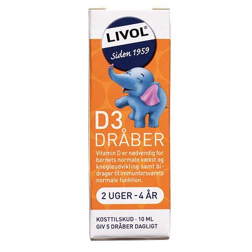 Livol D Dråber Til Børn 10ml