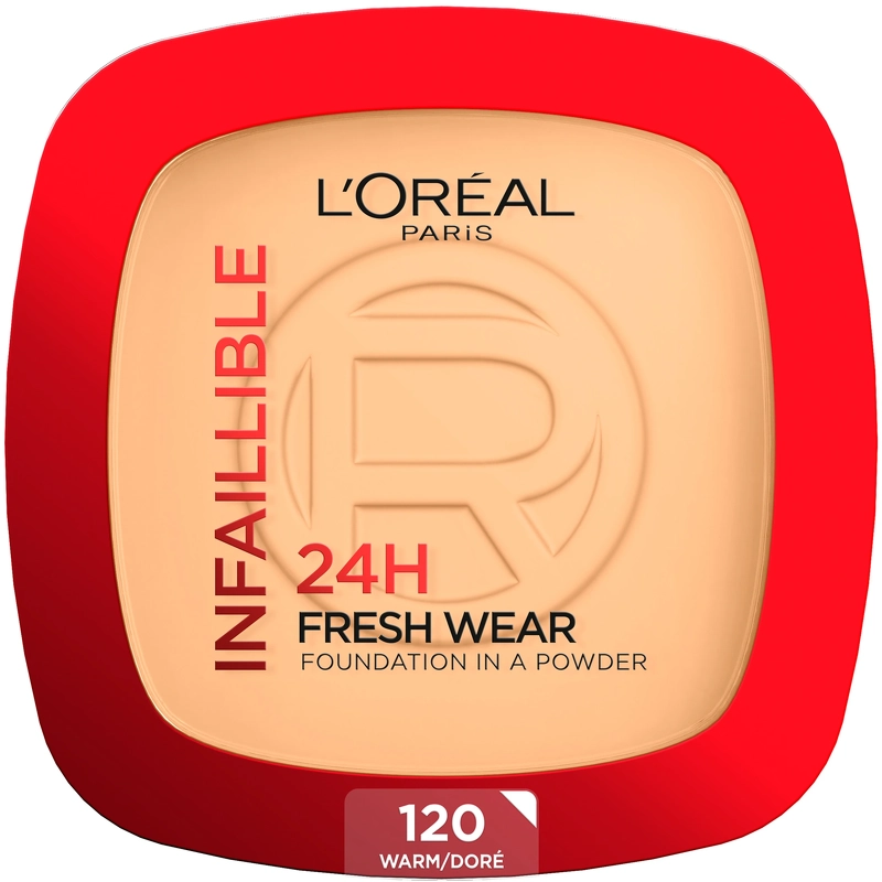L Apos Oreal Paris Cosmetics Infaillible 24h Fresh Wear Powder Foundation 9 G   120 Warm