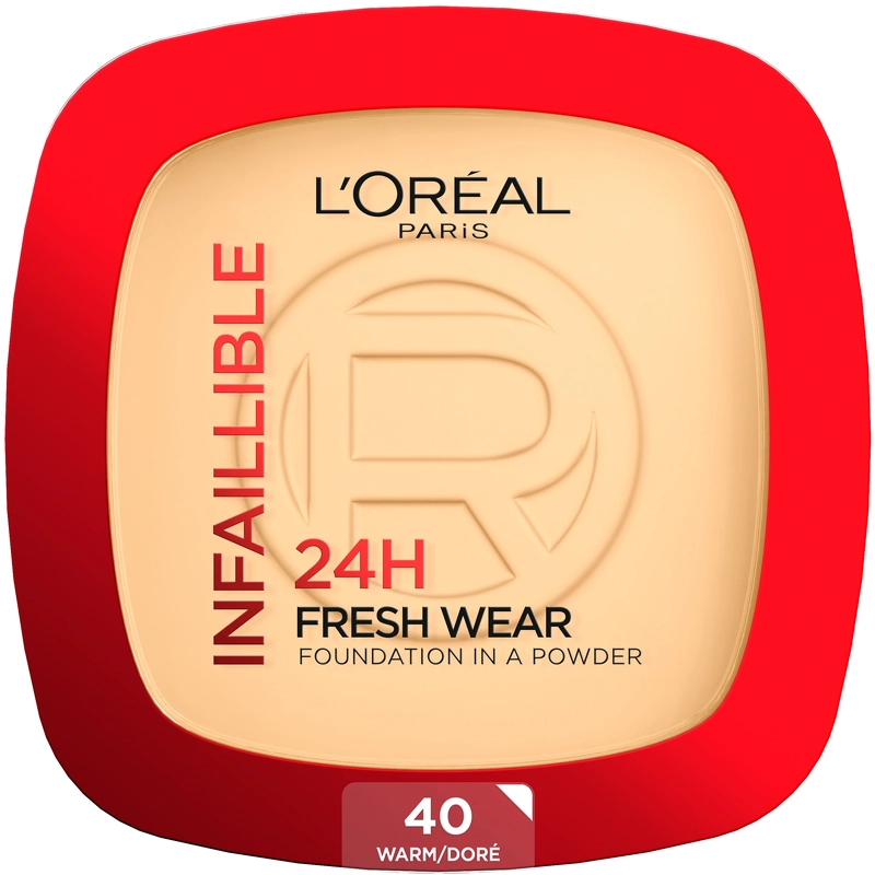 L Apos Oreal Paris Cosmetics Infaillible 24h Fresh Wear Powder Foundation 9 G   40 Warm