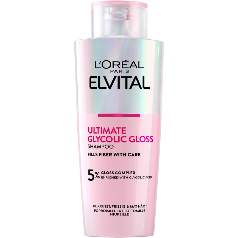 L Apos Oreal Paris L Apos Oreal Paris Elvital Ultimate Glycolic Gloss Shampoo 200 Ml