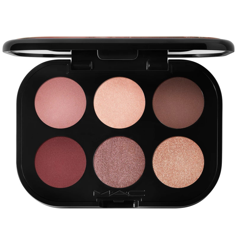 Mac Connect In Colour Eye Shadow Palette 6 25 G   Embedded In Burgundy