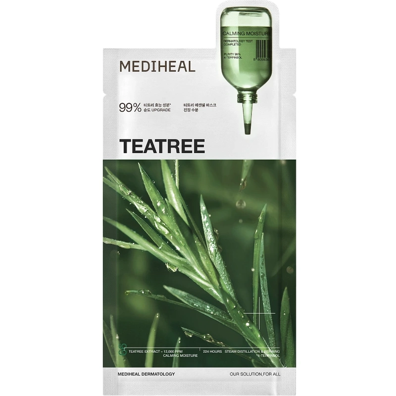 Mediheal Teatree Essential Mask Calming Moisture 1 Pieces
